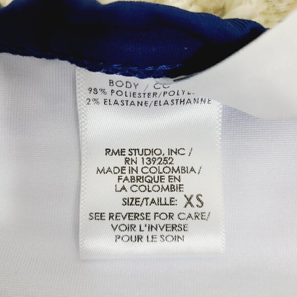 NEW Peixoto Regatta Bikini Swim Bottoms XS Navy Blue‎ White Striped - Picture 4 of 7